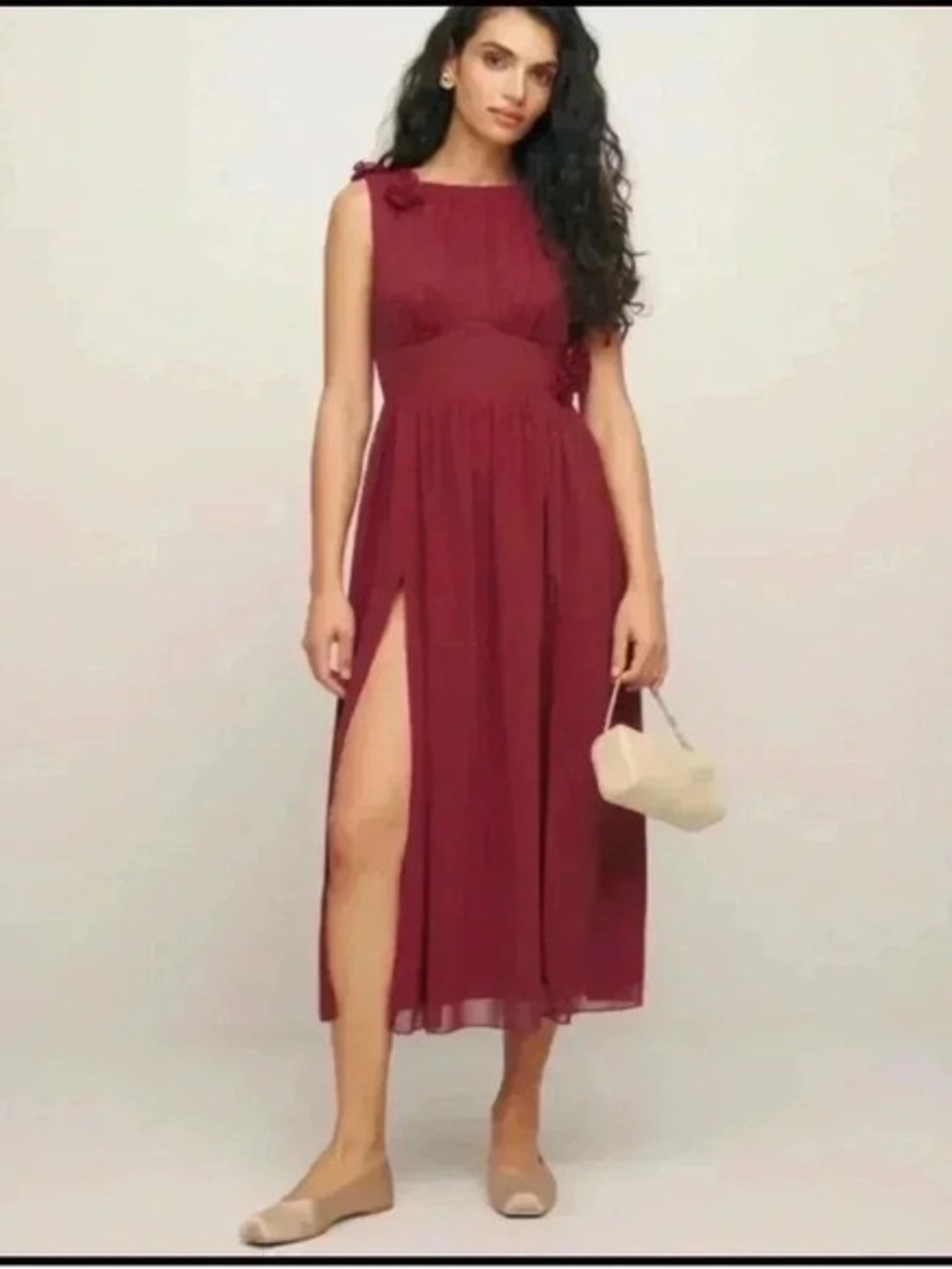 Reformation burgundy dress